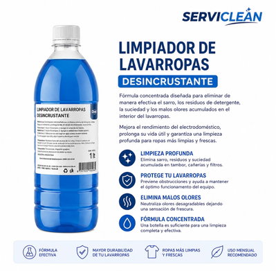 Desincrustante Limpiador de Lavarropas