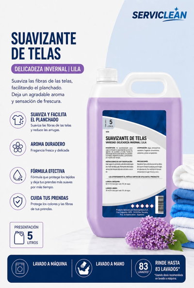 Suavizante para Ropa LILA | DELICADEZA INVERNAL