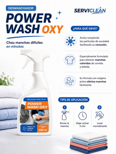 Desmanchador Power Wash Oxy 500ml