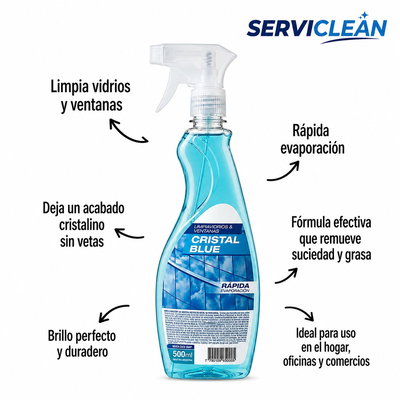 Limpia Vidrios y Ventanas 500ml