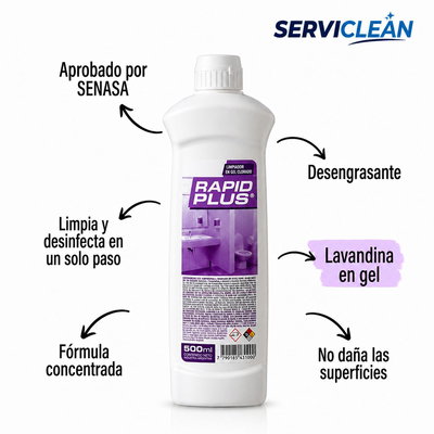 Gel con Lavandina Profesional RAPID PLUS