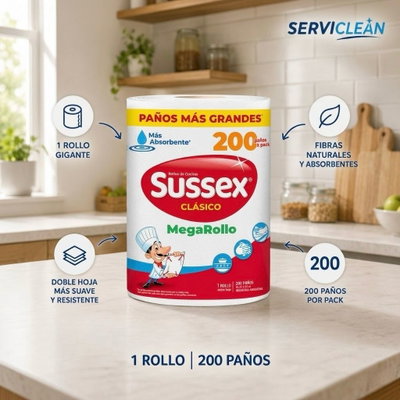 Rollo de Cocina SUSSEX 200 Paños DH
