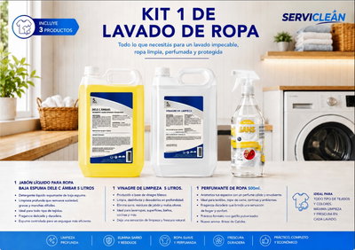 KIT 1 DE LAVADO DE ROPA 