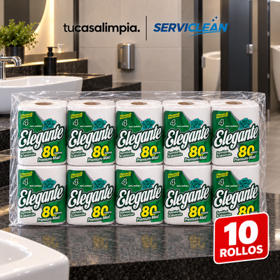 Bolsón Papel Higiénico ELEGANTE 4x80m SH