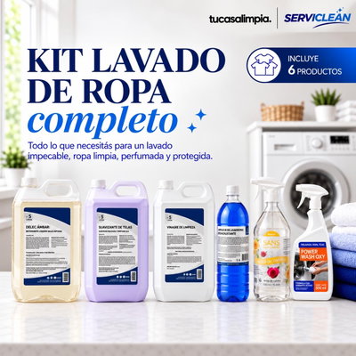 KIT LAVADO DE ROPA COMPLETO 