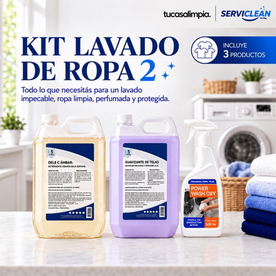 KIT LAVADO DE ROPA 2