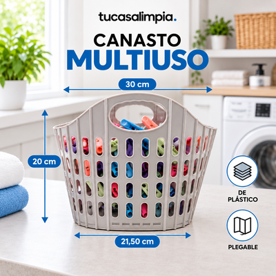 CANASTO MULTIUSO PLEGABLE