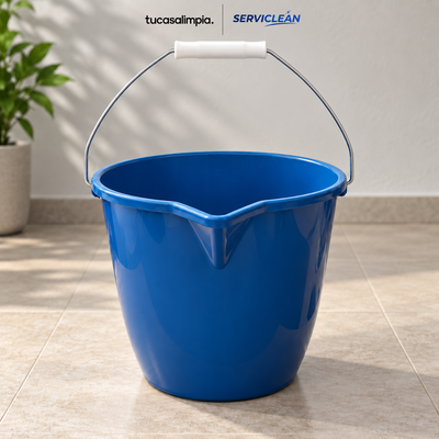 Balde Plastico 13 L. Manija Metalica