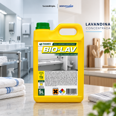 Lavandina Bio-Lav - CONCENTRADA 55g cl/l  5 Litros