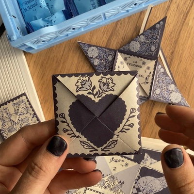 Carta Victoriana Gatitos - Impresa para armar