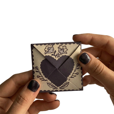 Carta Victoriana Gatitos - Impresa para armar