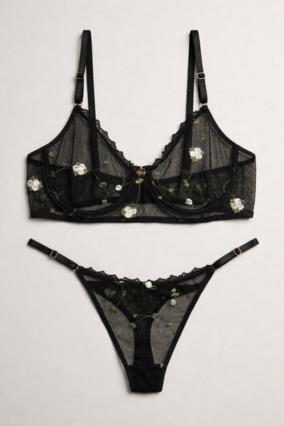 Conjunto Flores Blancas