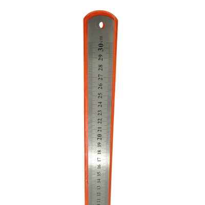 REGLA 30 CM DE ACERO INOXIDABLE