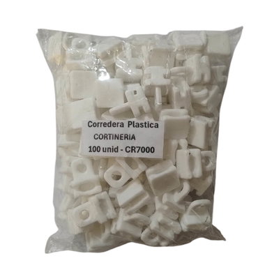 CORREDERA PLASTICA X 100 UNID
