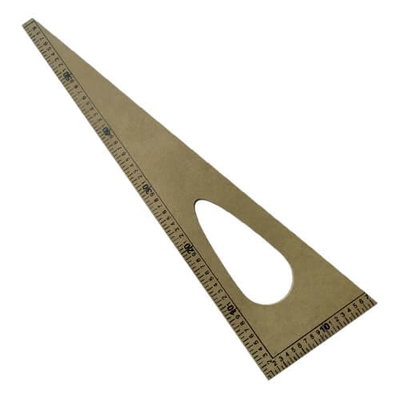 ESCUADRA DE 60 CM FIBROFACIL