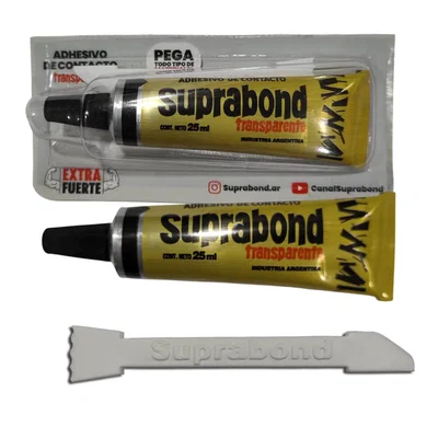 ADHESIVO TRANSPARENTE X 25 ML SUPRABOND