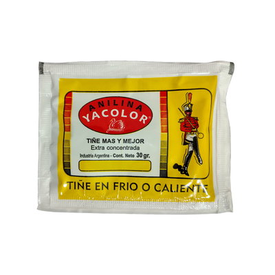 ANILINA YACOLOR 30 GRAMOS FRIO - CALIENTE