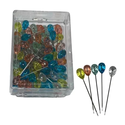 ALFILER GOTA CABEZA DE VIDRIO X 100 UNIDADES 