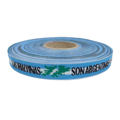 GALON BORDADO LAS MALVINAS SON ARGENTINAS X 25 MTS