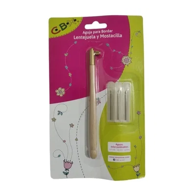 AGUJA PARA BORDAR LENTEJUELAS Y MOSTACILLAS 