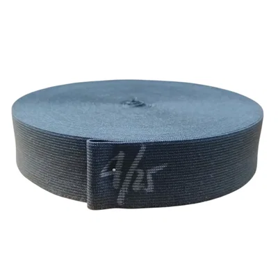 ELASTICO DE POLIESTER NEGRO 40 MM X 25 METROS