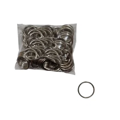 ARGOLLA PARA CORPIÑO DE ZAMAC 15MM X 25 UNIDADES