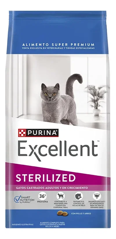 EXCELLENT CAT STERILIZED X 7,5K