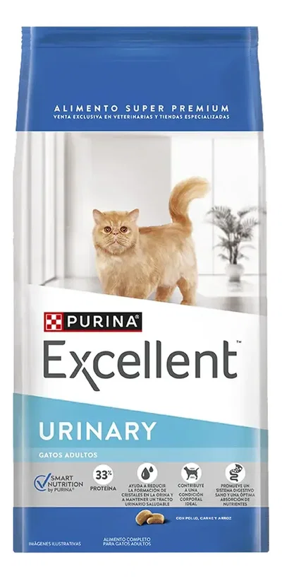 EXCELLENT URINARY CAT con Pollo y Arroz