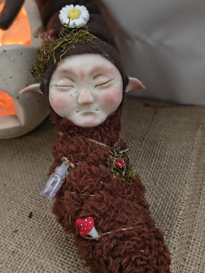 Duende bebé amatista