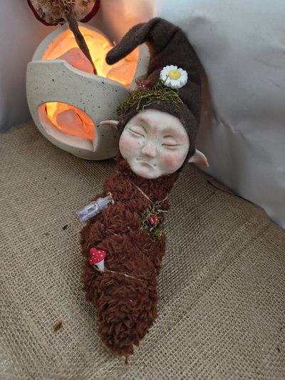 Duende bebé amatista