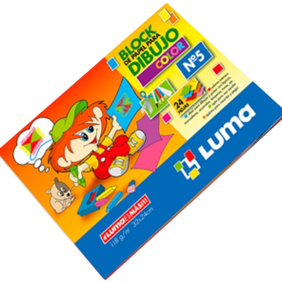 BLOCK DIBUJO LUMA N5 COLOR 24HJ