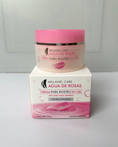 CREMA HIDRATANTE EN GEL AGUA DE ROSAS