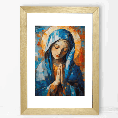 Maria en Oracion - Cuadro Cristiano
