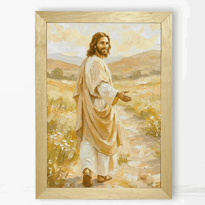 Jesus te invita a seguirlo - Cuadro Cristiano