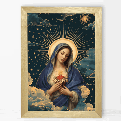 Inmaculado Corazón de María - Cuadro Cristiano