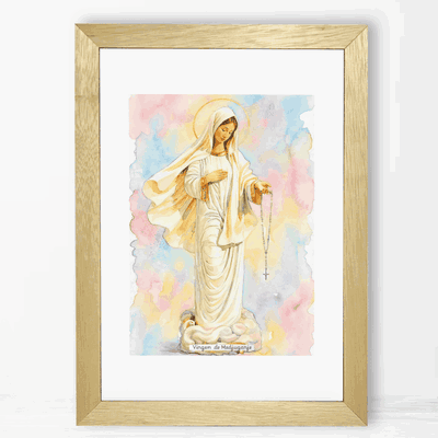Virgen de Medjugorje - Cuadro Cristiano