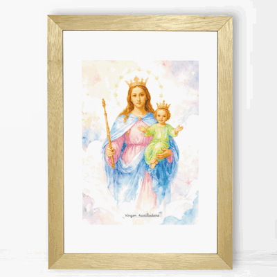 Virgen María Auxiliadora - Cuadro Cristiano