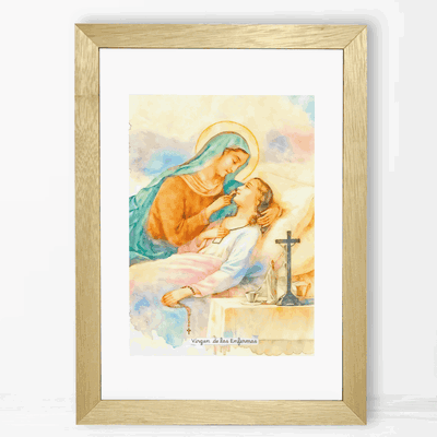 Virgen de los Enfermos - Cuadro Cristiano