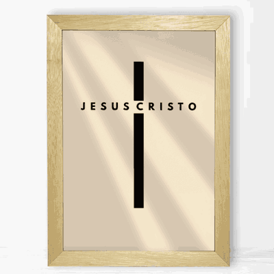 Solo Él - Cuadro Cristiano