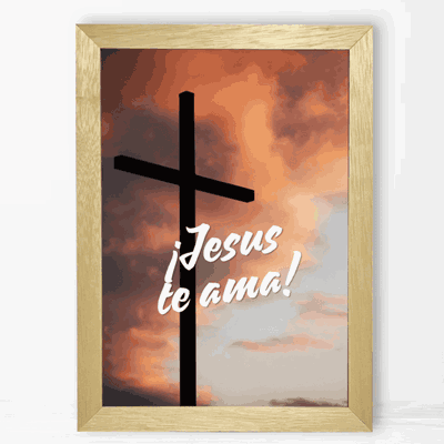 Jesús te Ama - Cuadro Cristiano