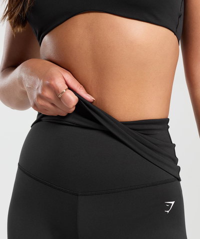 Everyday Foldover Leggings Black