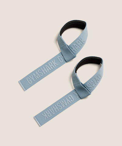Silicone Lifting Straps Bench Blue