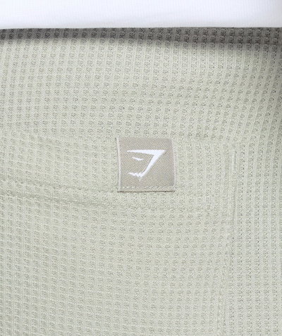 Waffle Shorts Stone Grey