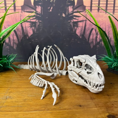 Esqueleto parcial Indominus-Rex, Jurassic World-Fallen Kingdom.