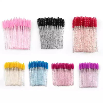 Pack de cepillos para pestañas con glitter x50u
