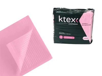 Compresas descartables KTEX x100u