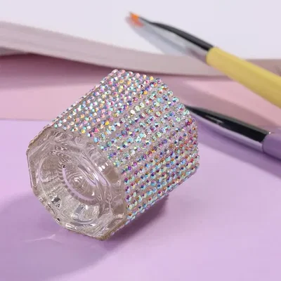 Vaso dappen con strass