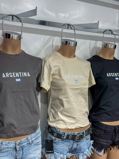 Remera Argentina - 3 colores
