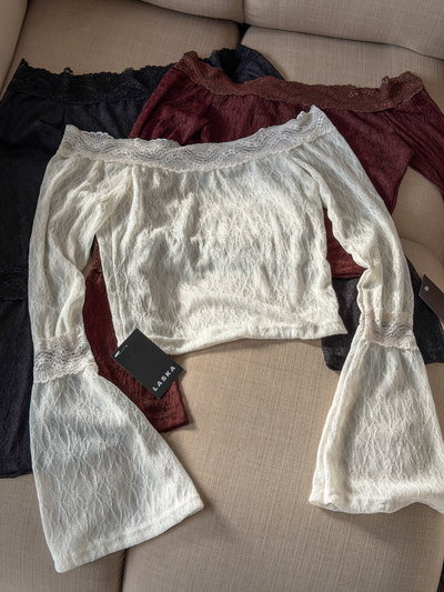 Top Mindre encaje - 4 colores
