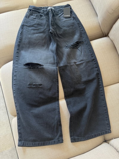 Baggy Daineris Negro Lavado